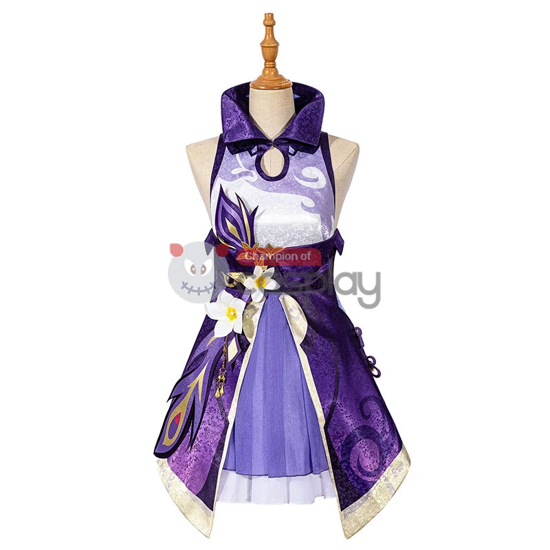 Genshin Impact Cosplay Suit Keqing Costume 6 Genshin Impact Cosplay Suit Keqing Costume - Image 4