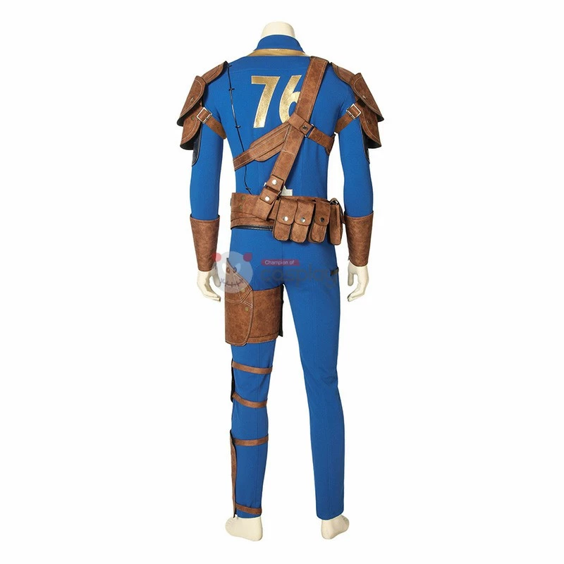 FALLOUT 76 Costume Full Suit Outfit Men Cosplay Costume 6 FALLOUT 76 Costume Full Suit Outfit Men Cosplay Costume - Image 4