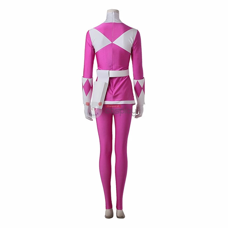 Mei Ptera Ranger Costume Pink Mighty Morphin' Power Rangers Cosplay Costumes 6 Mei Ptera Ranger Costume Pink Mighty Morphin' Power Rangers Cosplay Costumes - Image 4