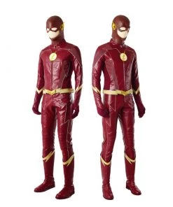 TF Season 4 Barry Allen Cosplay Costume Leather Deluxe Suit -Cosplay Sales Store 3 800x800 379