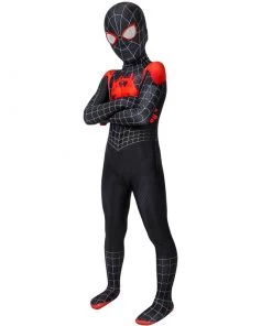Kids Miles Morales Costume Spider-Man Into the Spider-Verse Cosplay Suit 19 Kids Miles Morales Costume Spider-Man Into the Spider-Verse Cosplay Suit -Cosplay Sales Store 4 800x800 110