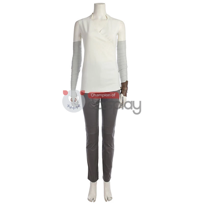Star Wars 8 Rey Cosplay Costume Top Level 7 Star Wars 8 Rey Cosplay Costume Top Level - Image 5