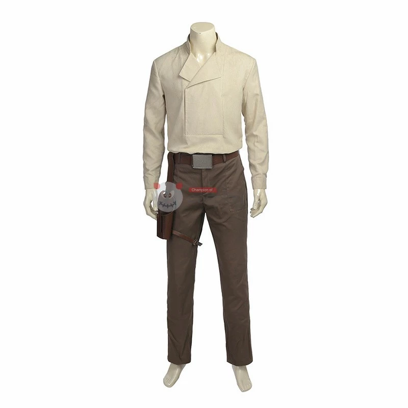 Star Wars 8 The Last Jedi Poe Dameron Cosplay Costume Full Set 7 Star Wars 8 The Last Jedi Poe Dameron Cosplay Costume Full Set - Image 5