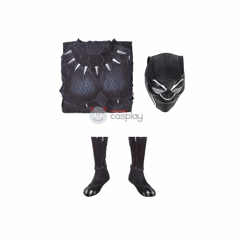The Avengers Black Panther Costume Black Jumpsuit T'Challa Cosplay Costume 8 The Avengers Black Panther Costume Black Jumpsuit T'Challa Cosplay Costume - Image 6