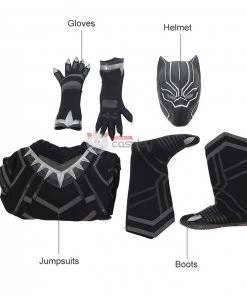 The Avengers Captain America Black Panther Costume T'Challa Cosplay Costume -Cosplay Sales Store 4 800x800 198