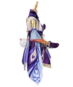 Genshin Impact Cosplay Suit Keqing Costume 26 Genshin Impact Cosplay Suit Keqing Costume -Cosplay Sales Store 4 800x800 240