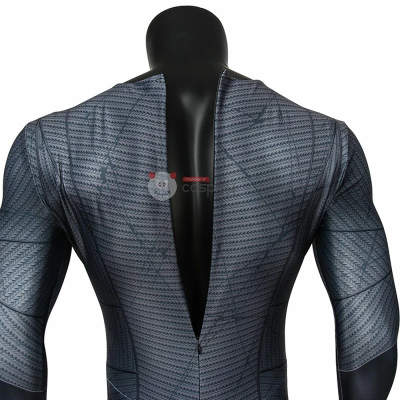 Black Bruce Wayne Zentai Polyester Jumpsuit Cosplay Costume 7 Black Bruce Wayne Zentai Polyester Jumpsuit Cosplay Costume - Image 5