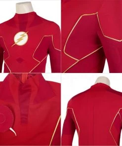 Barry Allen Cosplay Suit Superhero Costumes Golden Boots -Cosplay Sales Store 4 800x800 341