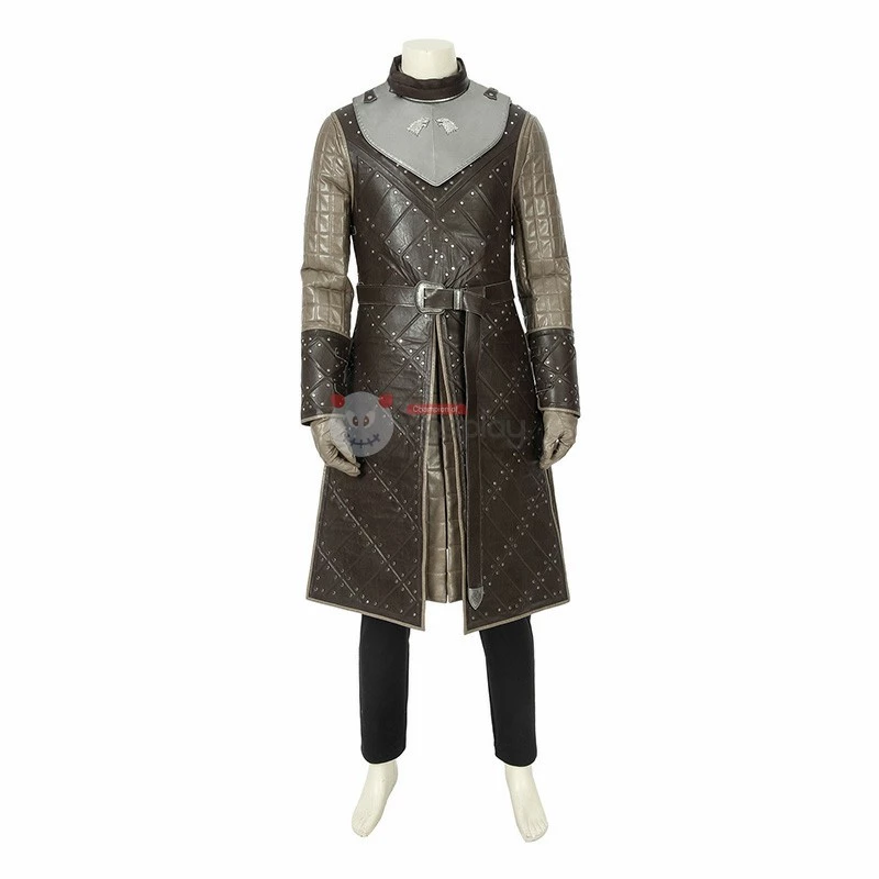 Jon Snow Costume Aegon Targaryen House Stark Cosplay Suit 7 Jon Snow Costume Aegon Targaryen House Stark Cosplay Suit - Image 5