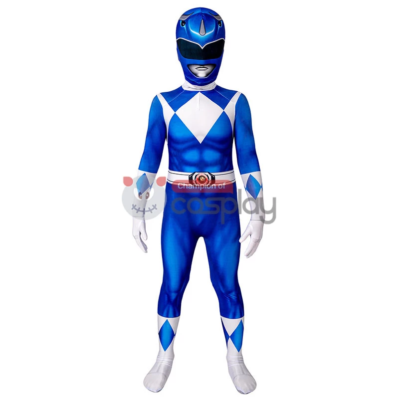 Kids Power Ranger Costume Jumpsuit Power Rangers Cosplay Suit 4 Kids Power Ranger Costume Jumpsuit Power Rangers Cosplay Suit - Image 2