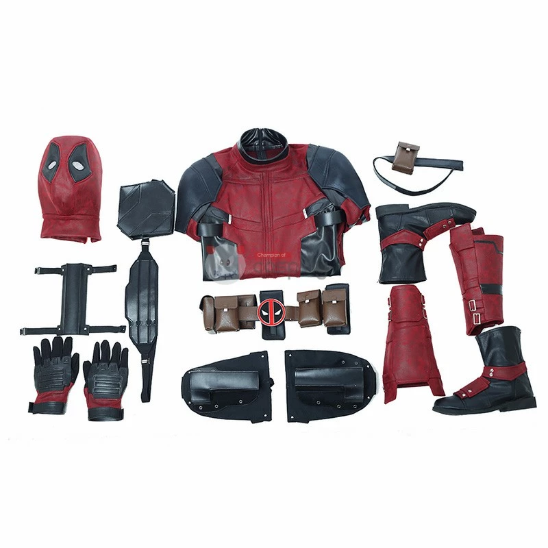 Deadpool 2 Costume Wade Wilson Deadpool Cosplay Costume Luxury Suit 11 Deadpool 2 Costume Wade Wilson Deadpool Cosplay Costume Luxury Suit - Image 9