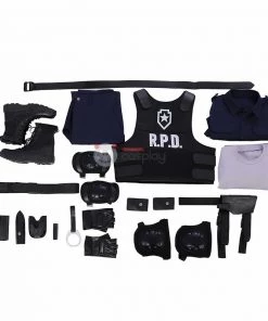 Resident Evil 2 Cosplay Costume Leon S. Kennedy R.P.D. Suit Costumes -Cosplay Sales Store 5 800x800 154