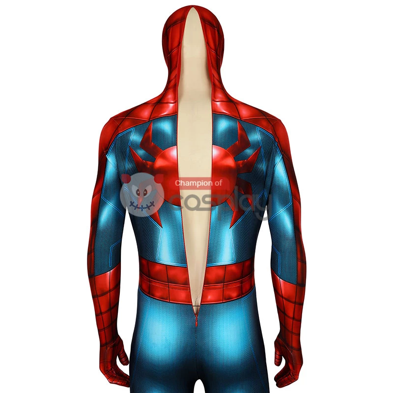 Spiderman Jumpsuit Spider Man PS4 Armour MK IV Zentai Cosplay Costume Suit 8 Spiderman Jumpsuit Spider Man PS4 Armour MK IV Zentai Cosplay Costume Suit - Image 6