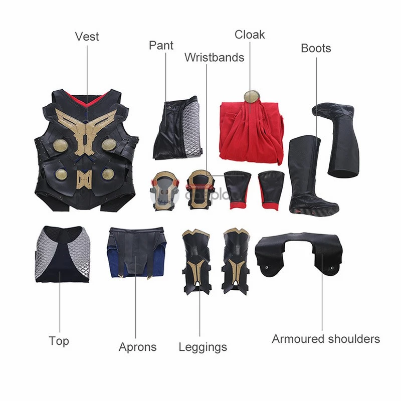 Thor The Dark World Cosplay Costume Top Level Thor Costume 9 Thor The Dark World Cosplay Costume Top Level Thor Costume - Image 7