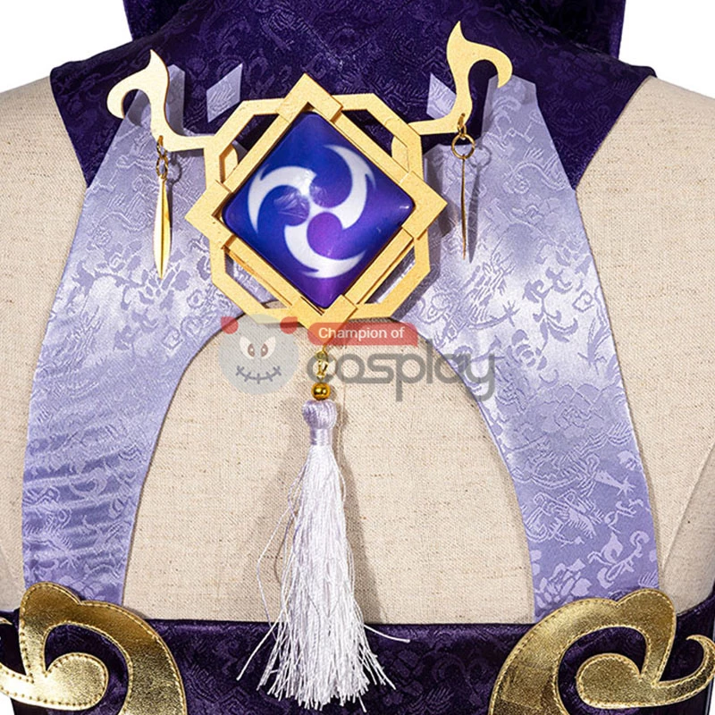 Genshin Impact Cosplay Suit Keqing Costume 8 Genshin Impact Cosplay Suit Keqing Costume - Image 6