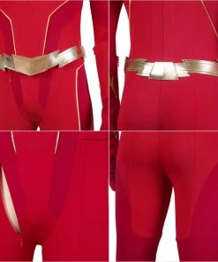 Barry Allen Cosplay Suit Superhero Costumes Golden Boots -Cosplay Sales Store 5 800x800 327