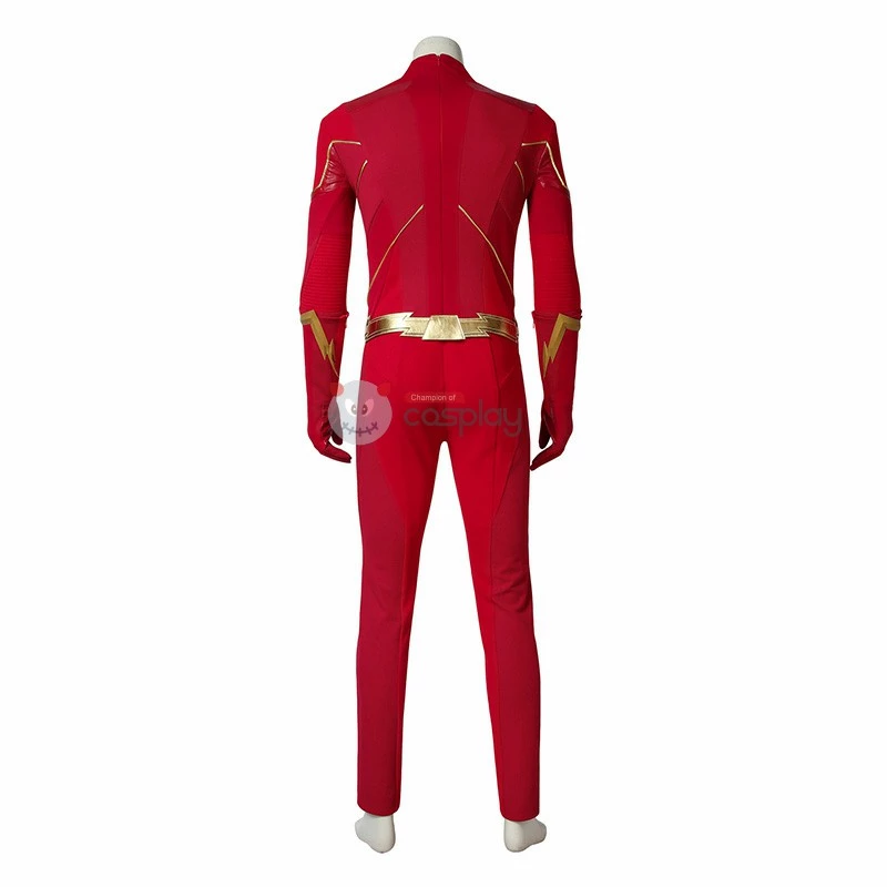 Halloween Barry Allen Cosplay Costume TF S6 Suit 6 Halloween Barry Allen Cosplay Costume TF S6 Suit - Image 4