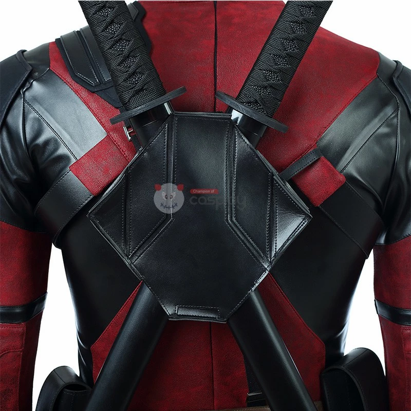 Deadpool 2 Costume Wade Wilson Deadpool Cosplay Costume Luxury Suit 5 Deadpool 2 Costume Wade Wilson Deadpool Cosplay Costume Luxury Suit - Image 3