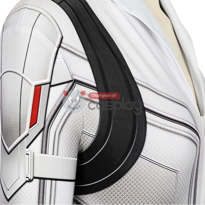 Natasha Romanoff White Jumpsuit 2020 Movie Black Widow Cosplay Costume 9 Natasha Romanoff White Jumpsuit 2020 Movie Black Widow Cosplay Costume - Image 7