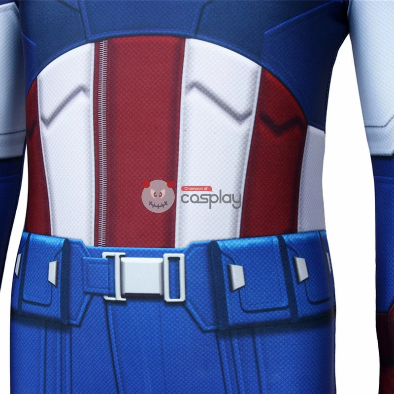 Kids Captain America Costume Avengers 1 Steve Rogers Cosplay Costume 8 Kids Captain America Costume Avengers 1 Steve Rogers Cosplay Costume - Image 6