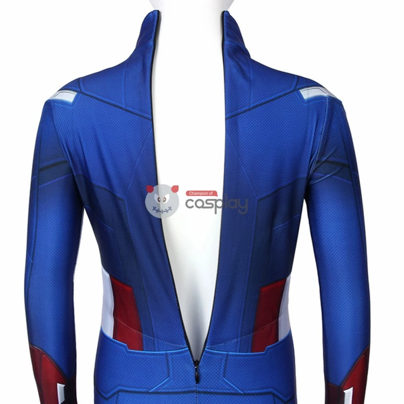 Kids Captain America Costume Avengers 1 Steve Rogers Cosplay Costume 9 Kids Captain America Costume Avengers 1 Steve Rogers Cosplay Costume - Image 7