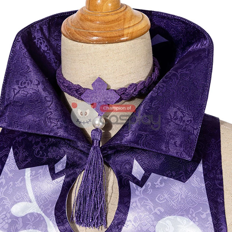 Genshin Impact Cosplay Suit Keqing Costume 12 Genshin Impact Cosplay Suit Keqing Costume - Image 10