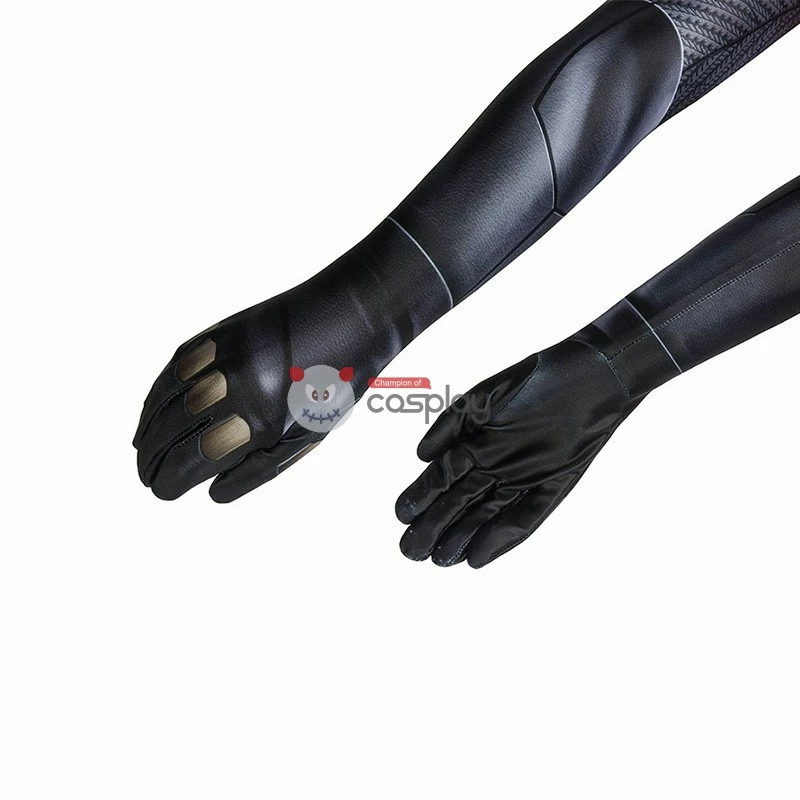 Kids Bruce Wayne Black Zentai Jumpsuit Polyester Cosplay Costume 11 Kids Bruce Wayne Black Zentai Jumpsuit Polyester Cosplay Costume - Image 9