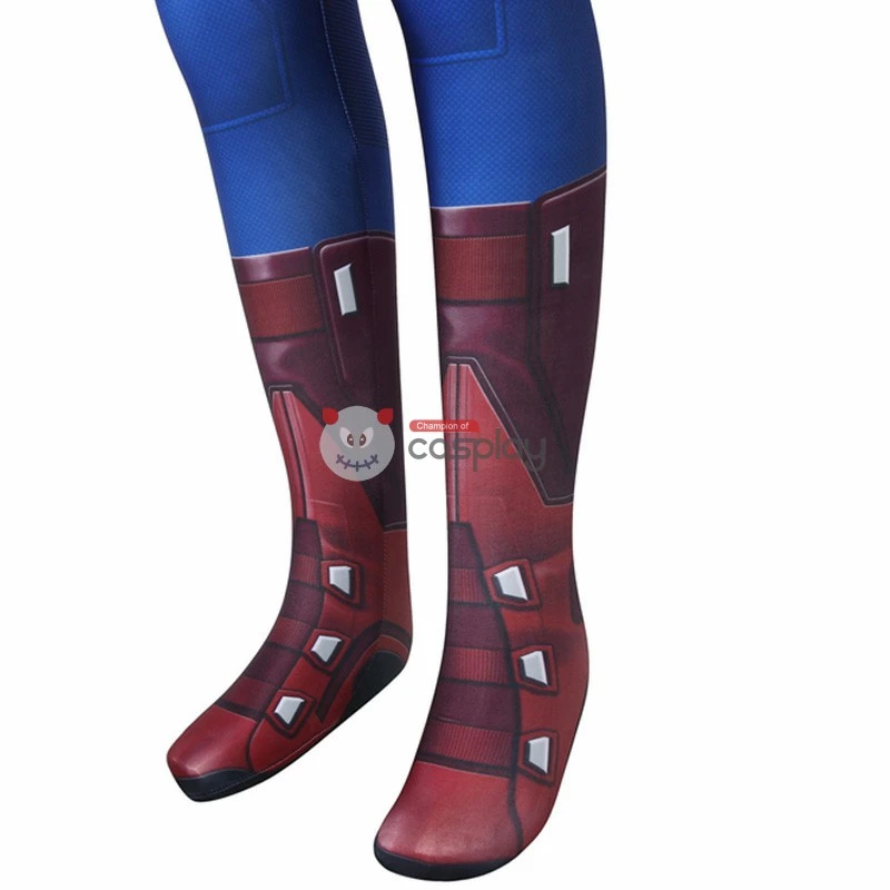 Kids Captain America Costume Avengers 1 Steve Rogers Cosplay Costume 11 Kids Captain America Costume Avengers 1 Steve Rogers Cosplay Costume - Image 9