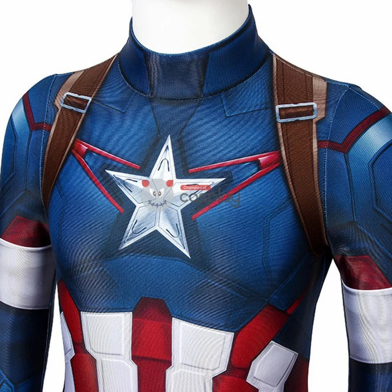 Kids Captain America Costume Avengers: Age Of Ultron Steven Rogers Cosplay Costume 11 Kids Captain America Costume Avengers: Age Of Ultron Steven Rogers Cosplay Costume - Image 9