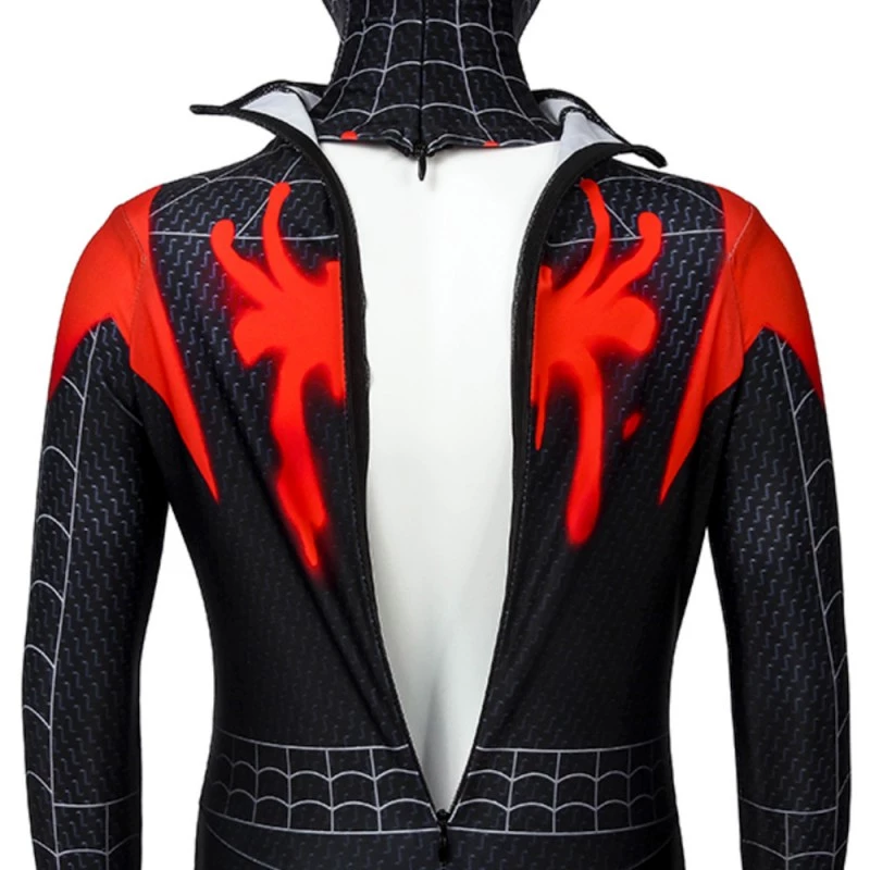 Kids Miles Morales Costume Spider-Man Into the Spider-Verse Cosplay Suit 12 Kids Miles Morales Costume Spider-Man Into the Spider-Verse Cosplay Suit - Image 10