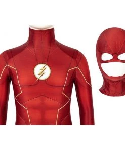 Kids Barry Allen Bodysuit Superhero Red Cosplay Costume -Cosplay Sales Store A0010452 800x800 1