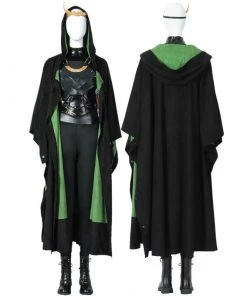 Lady Loki Costume 2021 Female Loki Sylvie Lushton Cosplay Suit Top Level