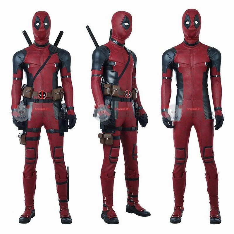 Deadpool 2 Costume Wade Wilson Deadpool Cosplay Costume Luxury Suit 4 Deadpool 2 Costume Wade Wilson Deadpool Cosplay Costume Luxury Suit - Image 2